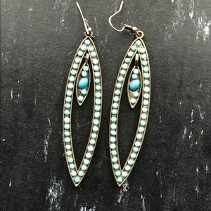 2/$12 Turquoise colored earrings